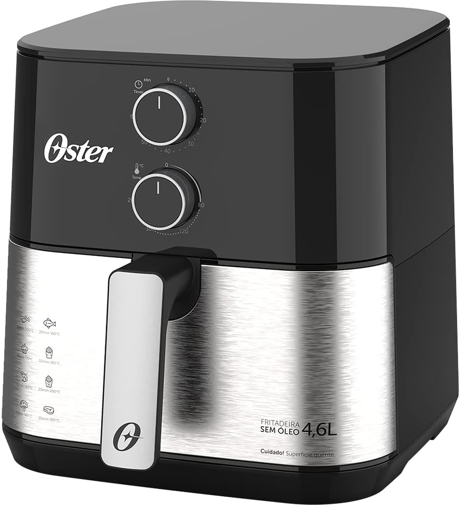 Fritadeira Sem Óleo Oster 127V OFRT520 Preta
