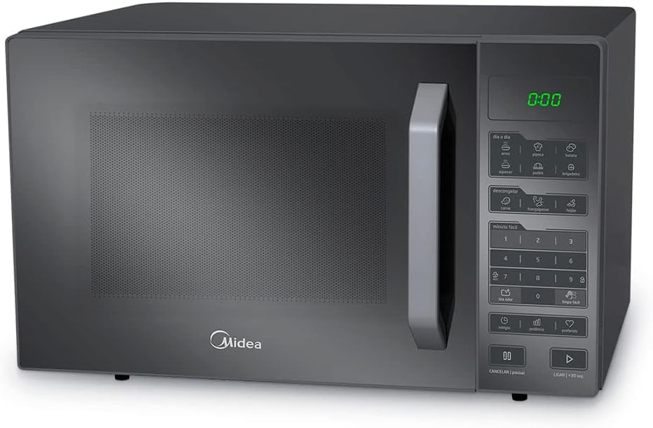Forno Micro-ondas Midea 35L Prata Espelhado